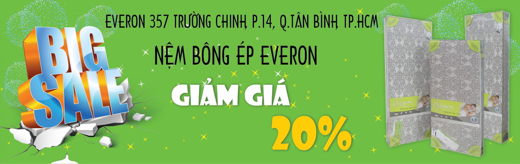 NỆM BÔNG ÉP EVERON